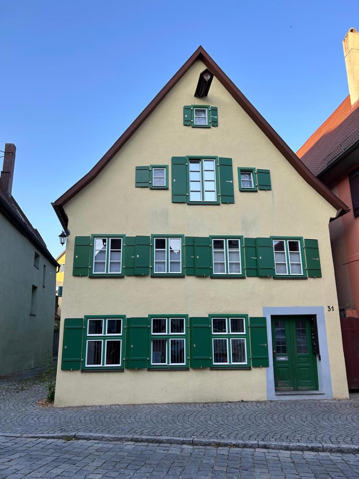 Ferienwohnung Dornroeschen Dinkelsbühl Exterior foto